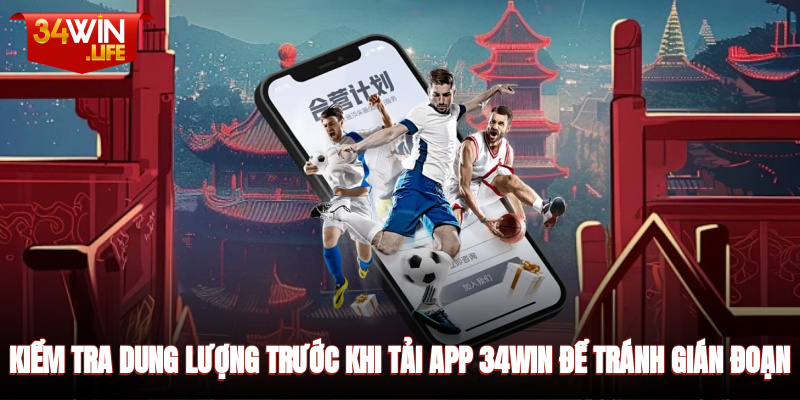 Kiểm tra dung lượng trước khi tải app để tránh gián đoạn